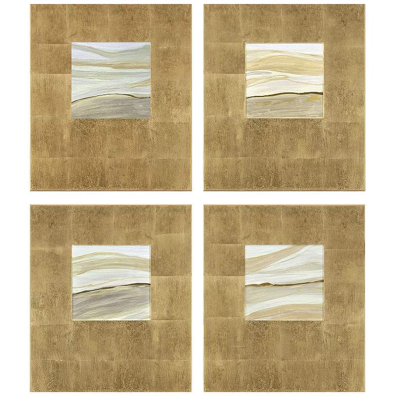 Image 2 Neutral Galaxy I 20"W x 24"H Wall Sculpture - Set of 4
