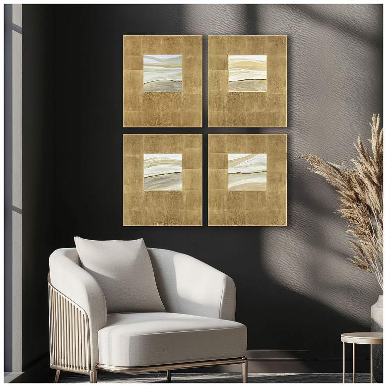 Image 5 Neutral Galaxy I 20"W x 24"H Wall Sculpture - Set of 4 more views
