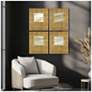 5_Neutral Galaxy II 20"W x 24"H Wall Sculpture - Set of 4 more views