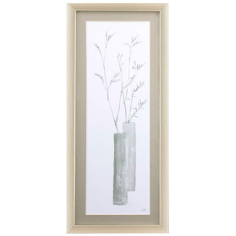 Image 1 Neutral Grass 15"W x 35"H Framed Art