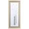 Neutral Grass 15"W x 35"H Framed Art