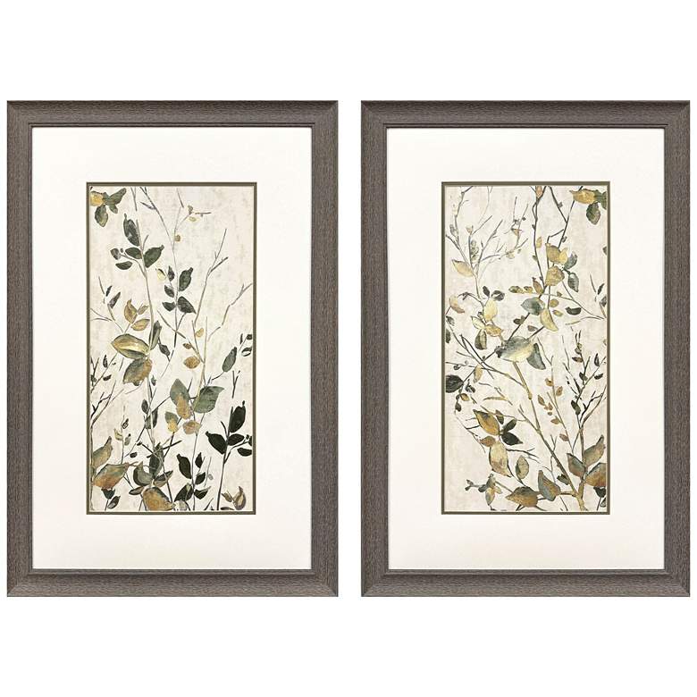 Image 1 Neutral Green 23"W x 35"H Framed Art Set of 2