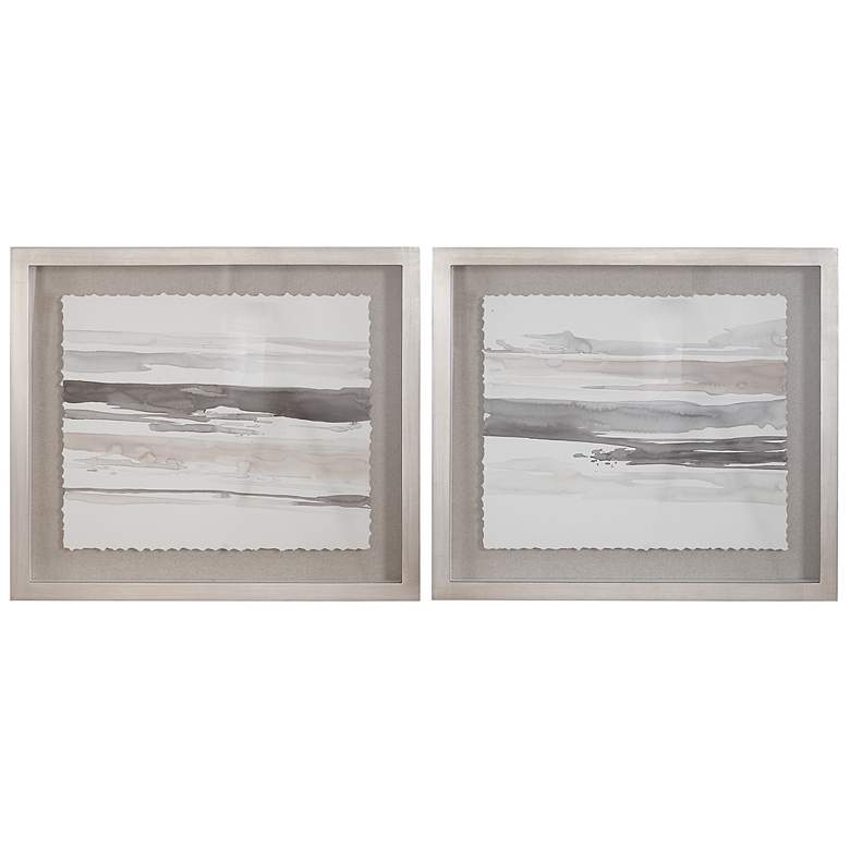 Image 2 Neutral Landscape 29 1/2 inch Wide 2-Piece Framed Wall Art Set