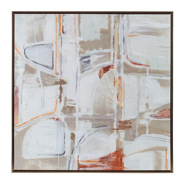 Image 2 Neutral Nirvana Framed Canvas Wall Art