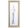 Neutral Seed 15"W x 35"H Framed Art