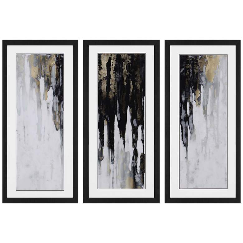 Image 1 Neutral Space II 21"W x 45"H Framed Art Set of 3