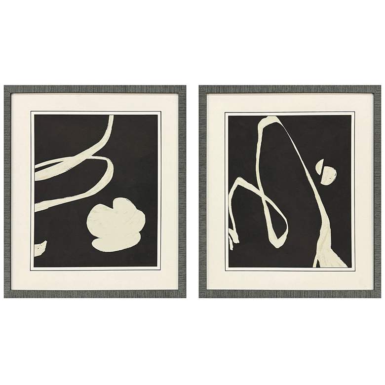 Image 1 Neutral Spring I 24"W x 28"H Contemporary Framed Art Set of 2
