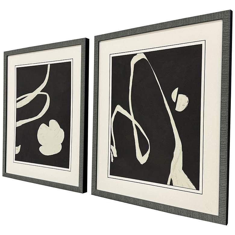 Image 2 Neutral Spring I 24"W x 28"H Contemporary Framed Art Set of 2 more views