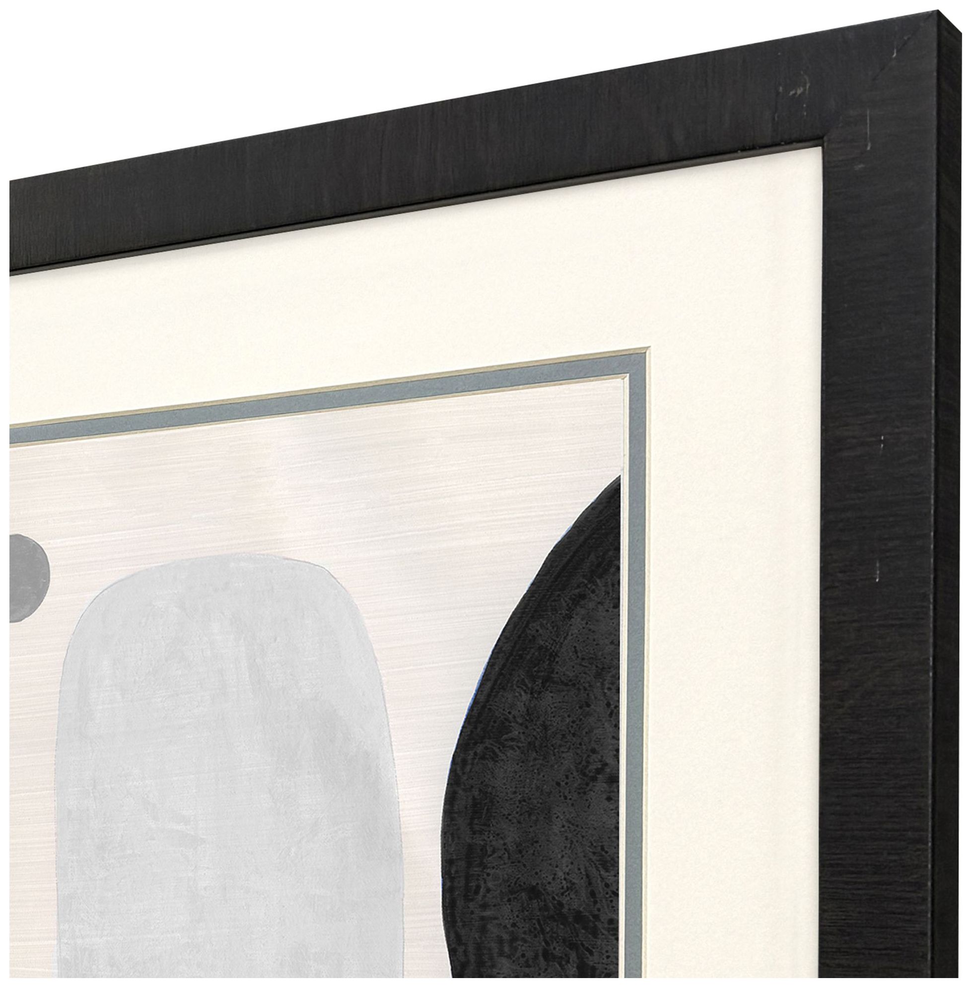 Image 4 Neutral Stones 18"W x 18"H Framed Art - Set of 2 more views