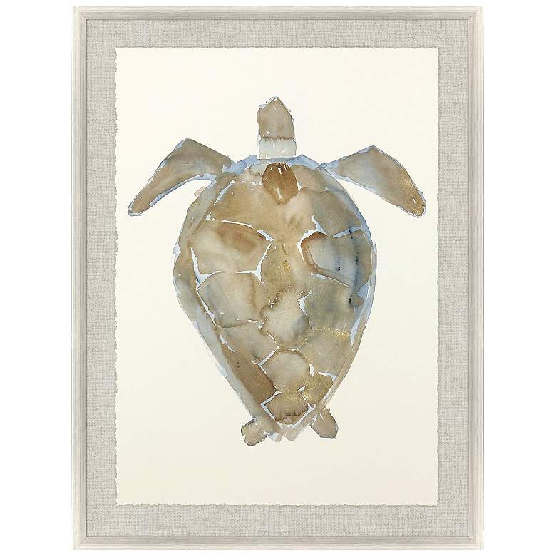 Image 1 Neutral Turtle II 37"W x 51"H Framed Art