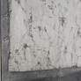 5_Neutral Whisper 39.4"W x 59"H Mixed Media Abstract Framed Canvas  more views