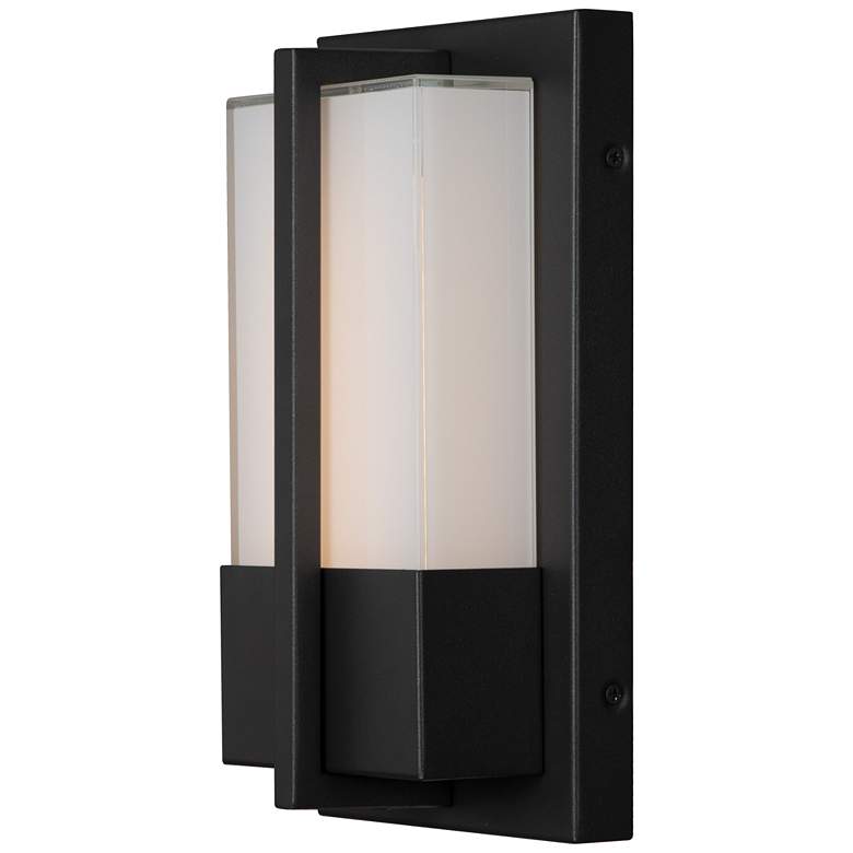 Image 2 Neutron 11" High Silica Frosted Glass LED Outdoor Wall Light more views