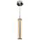 Neva 3 in LED Integrated Satin Nickel Pendant