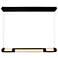 Neva 36 in LED Integrated Black Chandelier