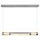 Neva 36 in LED Integrated Satin Nickel Chandelier