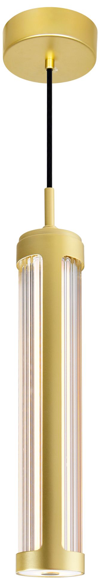 Neva Integrated LED 3in Satin Gold Pendant