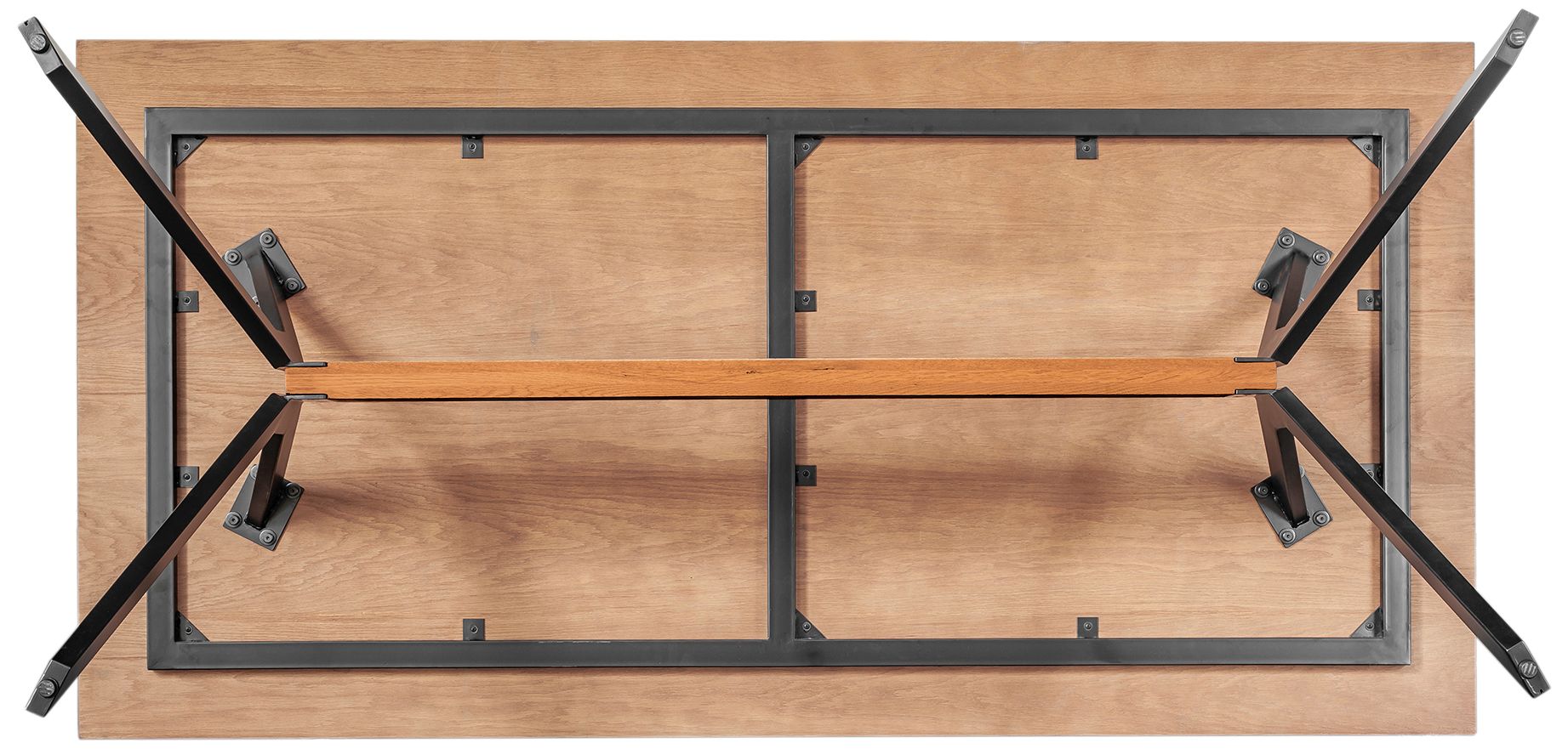 Image 4 Nevada 78.74 in. Dining Table with Rustic Oak Wood in Balsamico more views