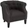 Neve Heirloom Charcoal Tufted Accent Chair