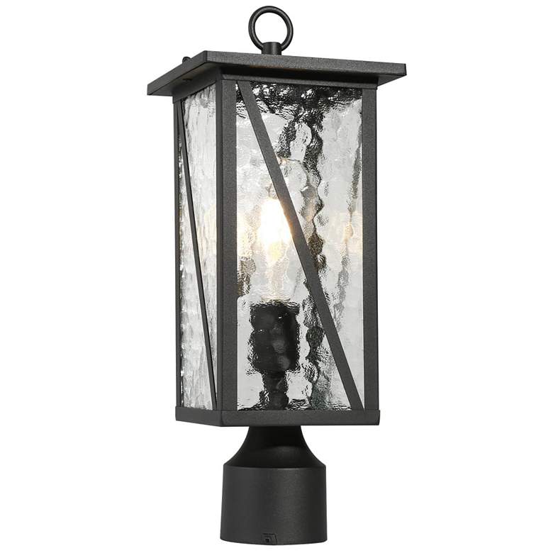 Image 1 Nevio 16.5" High Black Outdoor Post Light