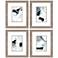 New Beginning 23" High 4-Piece Framed Giclee Wall Art