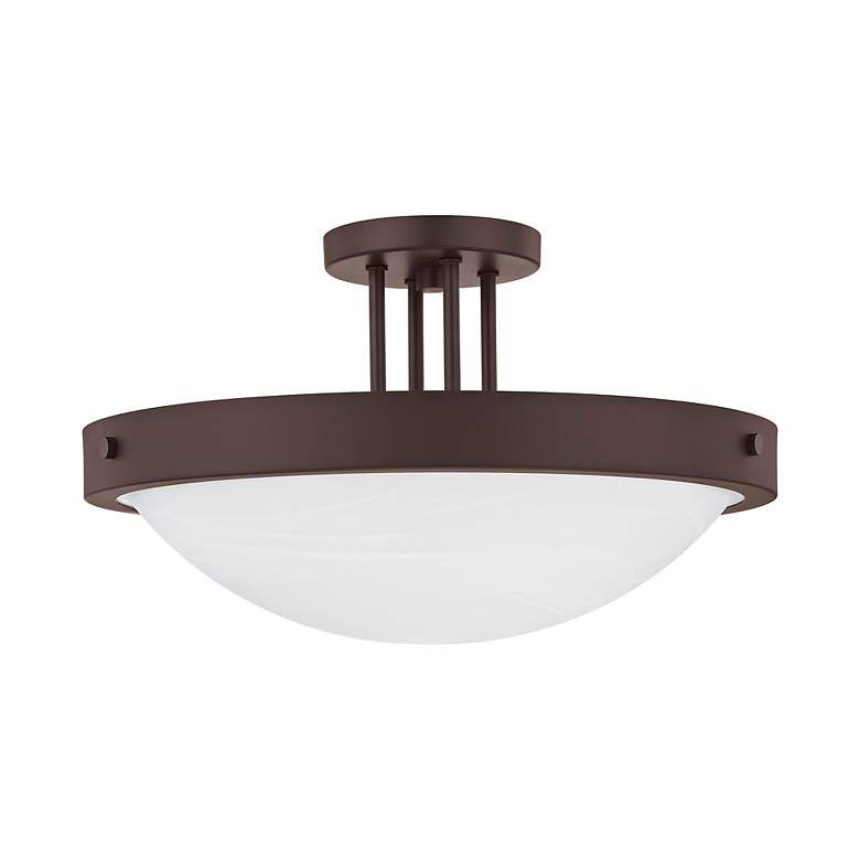 Image 3 New Brighton 16.5-in Semi Flush Mount Ceiling Light more views