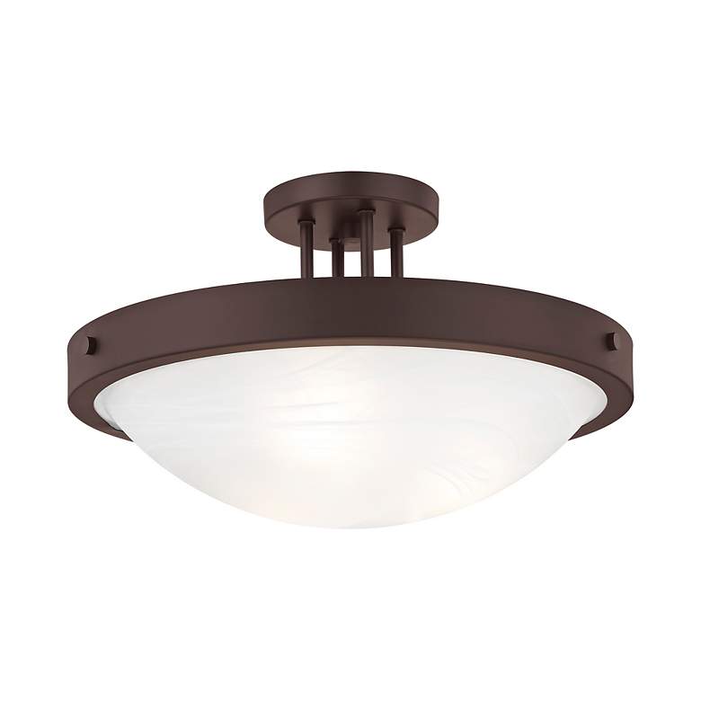 Image 4 New Brighton 16.5-in Semi Flush Mount Ceiling Light more views