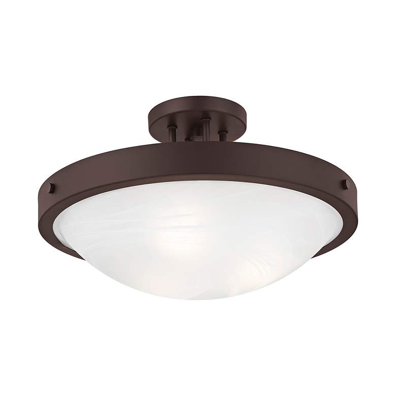 Image 5 New Brighton 16.5-in Semi Flush Mount Ceiling Light more views