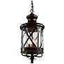 New England 25 1/4"H Oil-Rubbed Bronze Outdoor Hanging Light