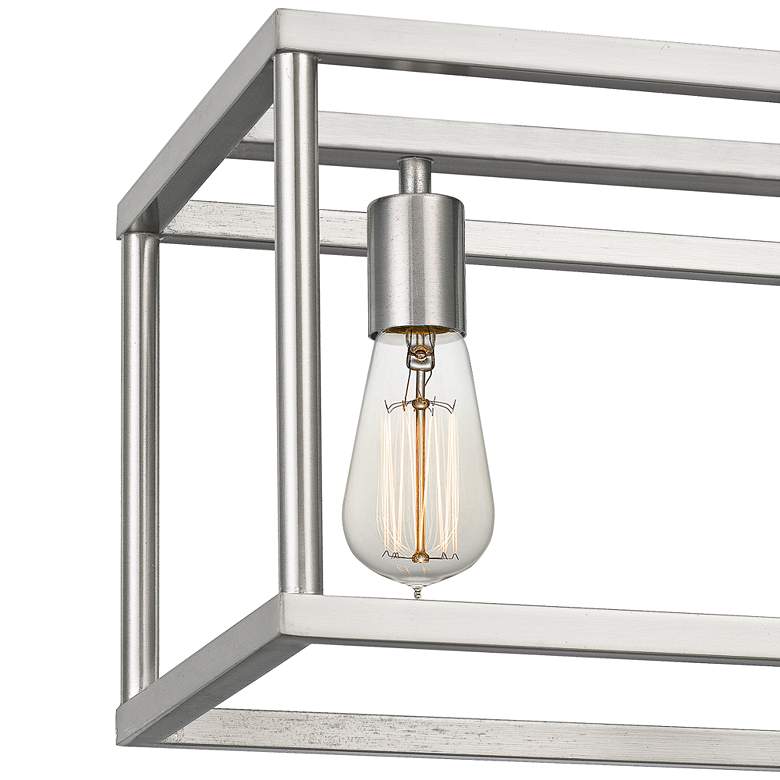 Image 5 New Harbor 52" Wide Nickel Kitchen Island Light Chandelier more views
