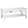 New Haven 2-Drawer White Coffee Table