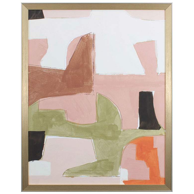 Image 1 New Jigsaw I 24"W x 30"H Framed Art