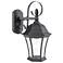 New Orleans 1-Light Matte Black Wall Light