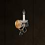 4_New Orleans 13"H x 4.5"W 1-Light Crystal Wall Sconce in Antique S more views