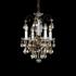 New Orleans 16.5"H x 12"W 4-Light Crystal Pendant in Etruscan Gol