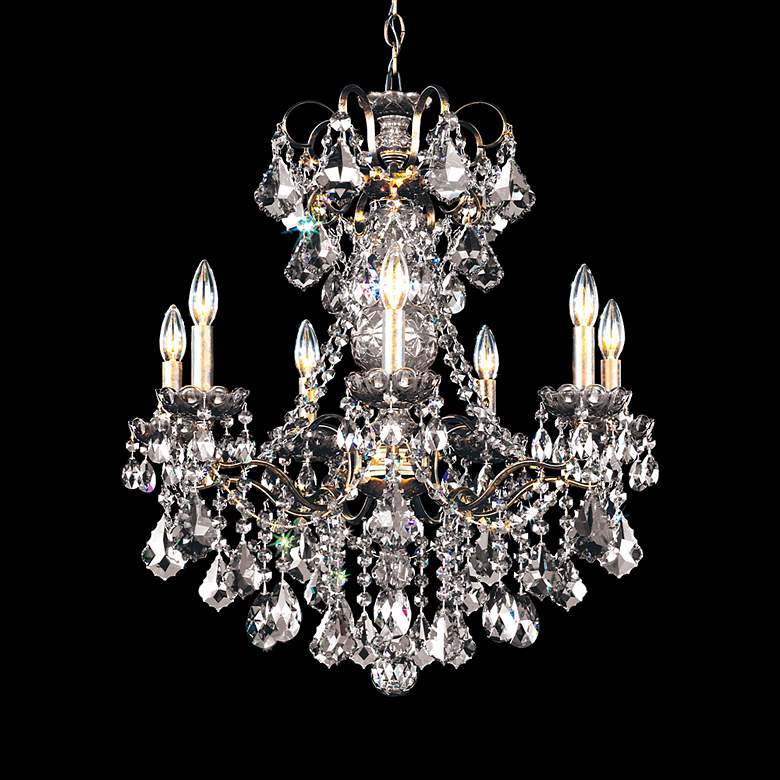 Image 4 New Orleans 27"H x 24"W 7-Light Crystal Chandelier in Heirloom Br more views