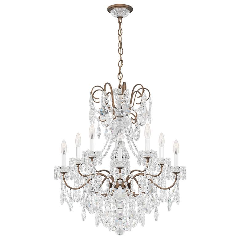 Image 1 New Orleans 31"H x 28"W 10-Light Crystal Chandelier in Etruscan G