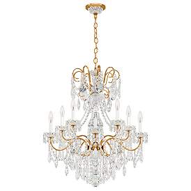 Image1 of New Orleans 31"H x 28"W 10-Light Crystal Chandelier in Heirloom G