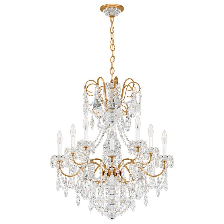 Image 1 New Orleans 31"H x 28"W 10-Light Crystal Chandelier in Heirloom G