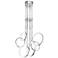 New Sirkus 28 1/4"W Polished Nickel 6-Light LED Chandelier