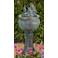 New Tall Regatta 42" High Bronze Patina LED Bubbler Fountain