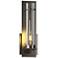 New Town 12.6" High Oil Rubbed Bronze Sconce With Seeded Clear Glass S