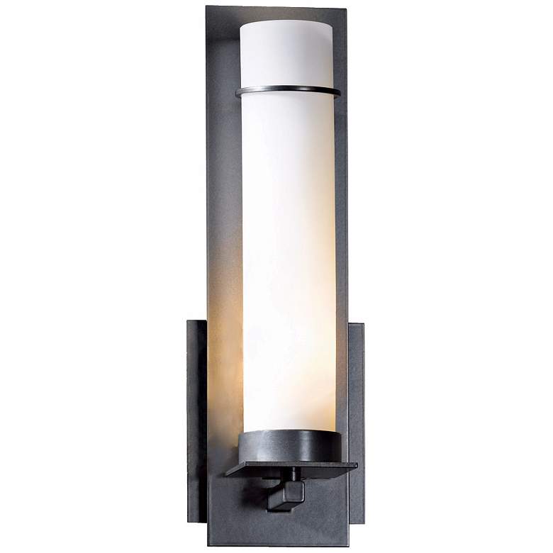 Image 1 New Town Collection Opal Glass 12 1/2" High Wall Sconce