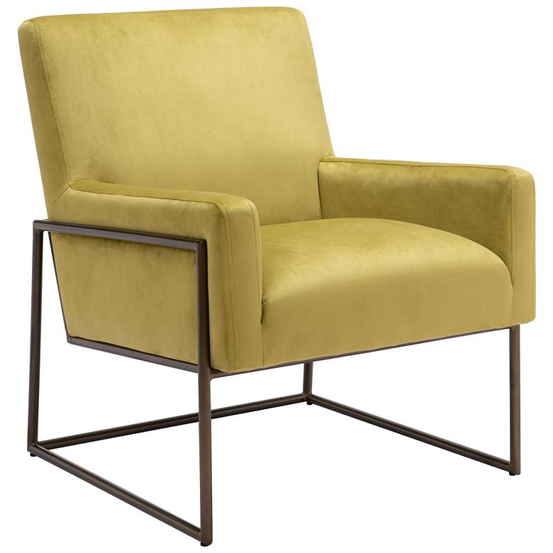 Image 1 New York Accent Chair Olive Green