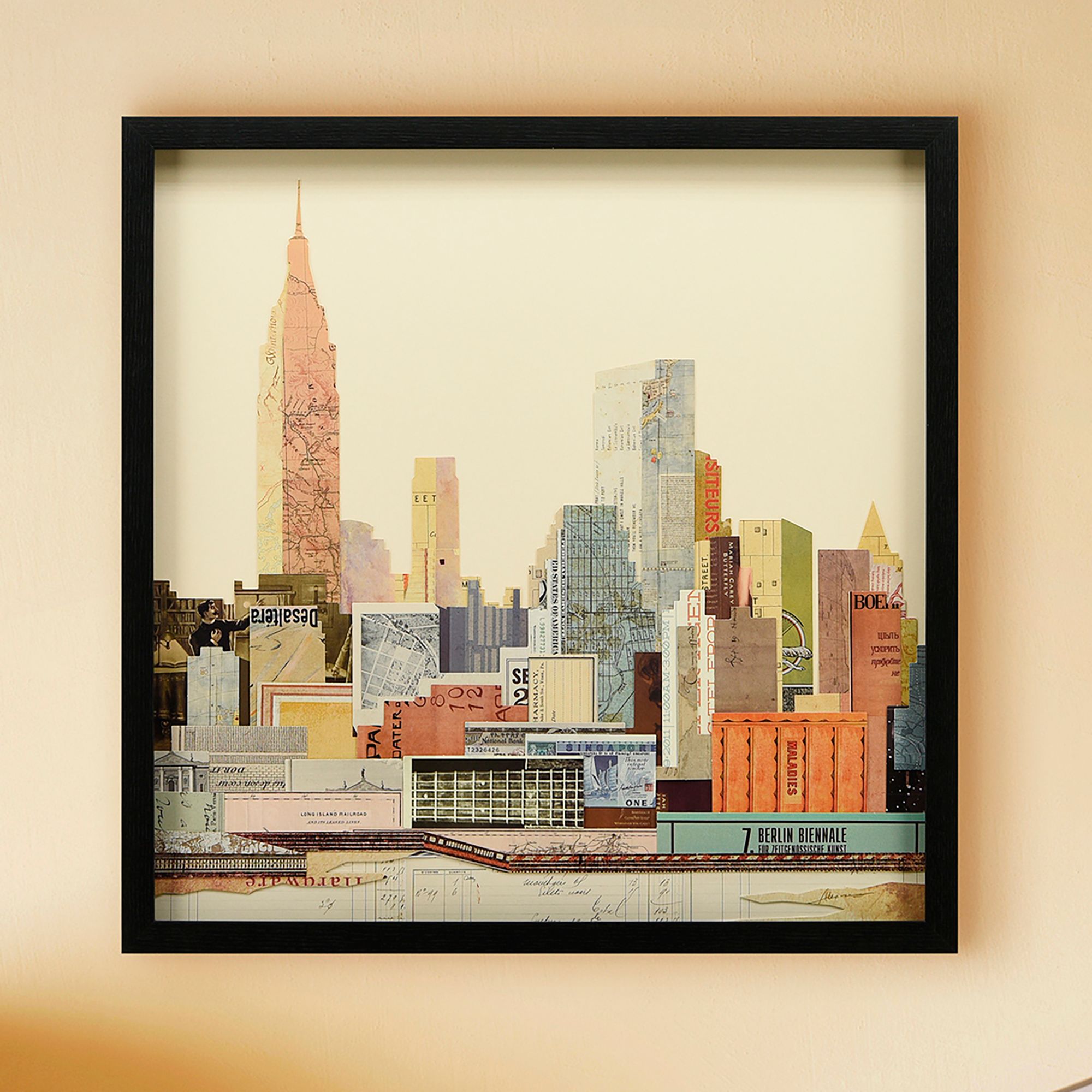 Framed Polaroid New York City | cheapest Photograph, Buildings, Cityspace, Original, Double Exposure, Nature, Urban, Home Decor, Wall Art