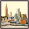 New York City Skyline III 26" Wide Framed Wall Art