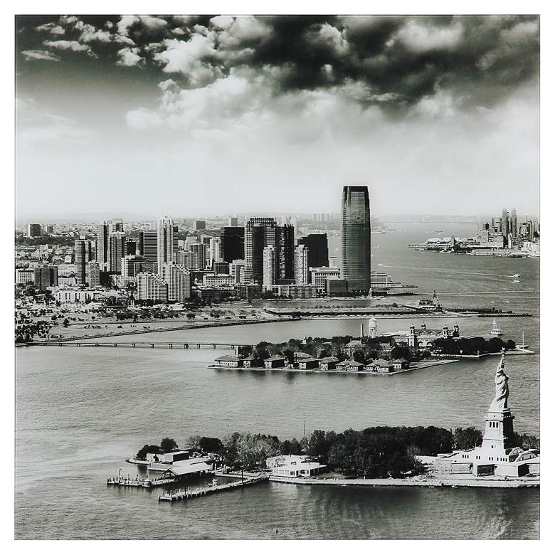Image 4 New York Skyline 72" Wide 2-Piece Tempered Glass Wall Art more views