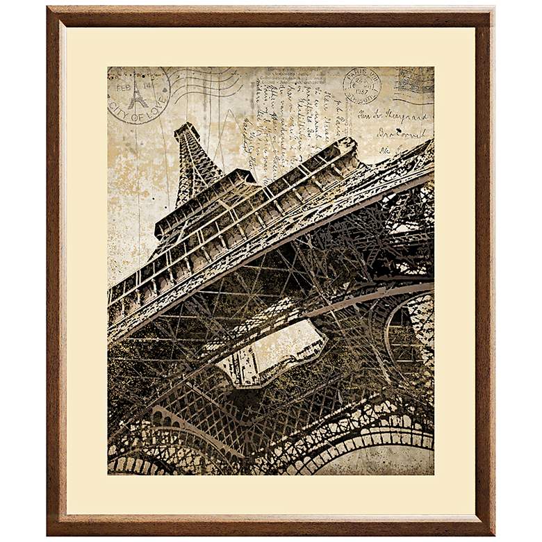 Image 1 New York to Paris I 25 1/4 inch High Framed Wall Art
