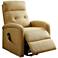 Newat Yellow Linen Adjustable Power Lift Recliner