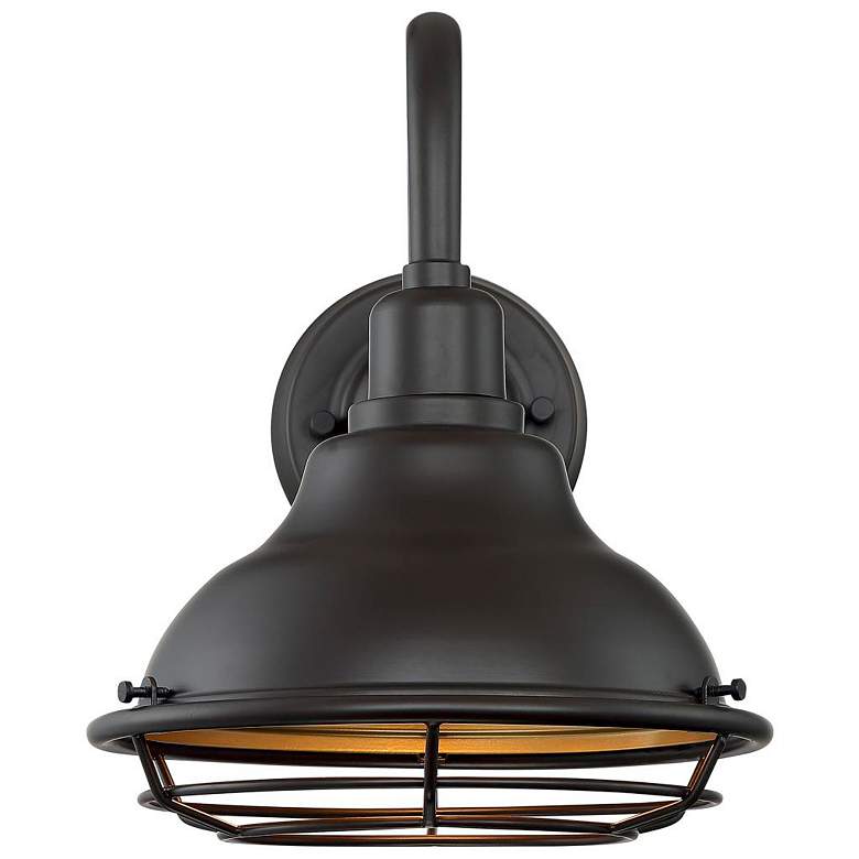 Image 3 Newbridge; 1 Light; Small Outdoor Wall Sconce; Dark Bronze Finish more views