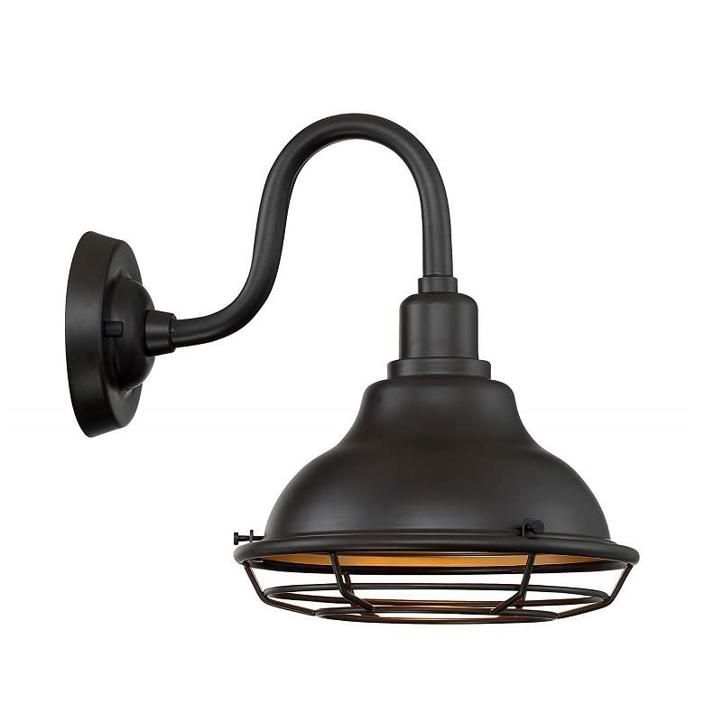 Image 4 Newbridge; 1 Light; Small Outdoor Wall Sconce; Dark Bronze Finish more views
